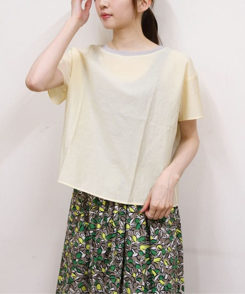ORCIVAL（オーシバル） tシャツ 半袖 シースループルオーバー SEE