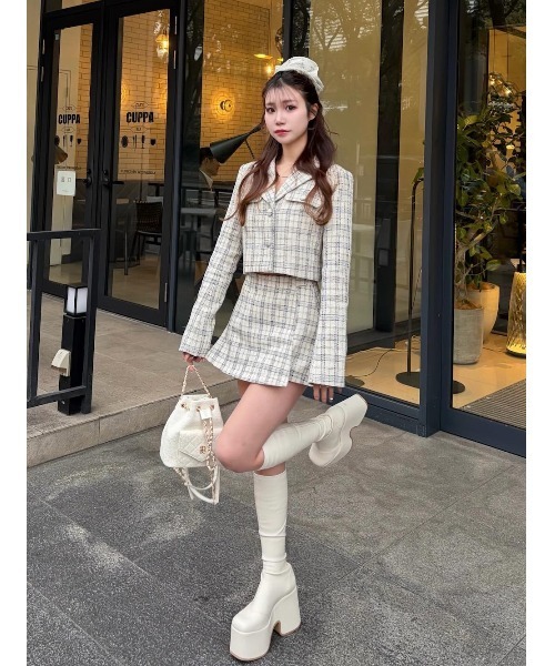 Darich（ダーリッチ） スカート Vernal Tweed ミニスコート : ZOZOTOWN