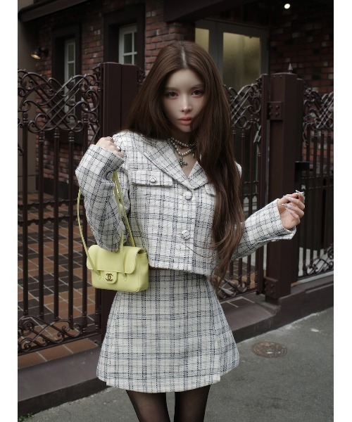 Darich（ダーリッチ） スカート Vernal Tweed ミニスコート : ZOZOTOWN