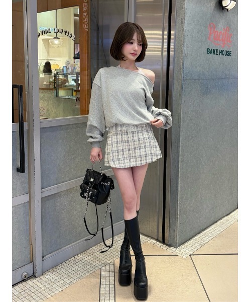 ダーリッチ Tweed ミニスコート Darich（ダーリッチ） スカート Vernal Tweed ミニスコート : ZOZOTOWN