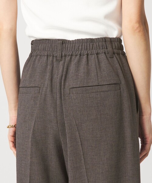 パンツ 「結論シリーズ」ニーハイワイドパンツ「size SHORT/TALLあり」 レディースの画像