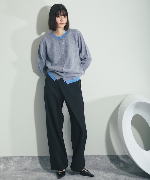 「SMILE ORCHID」 ニットカーディガン M ブラウン レディース_画像7