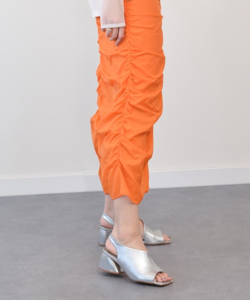 「CARRANO」 ヒールサンダル 38 グレー レディース_画像7