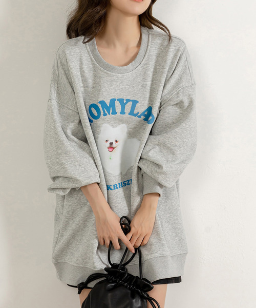 「DAY CLOSET」 スウェットカットソー FREE グレー レディース_画像3
