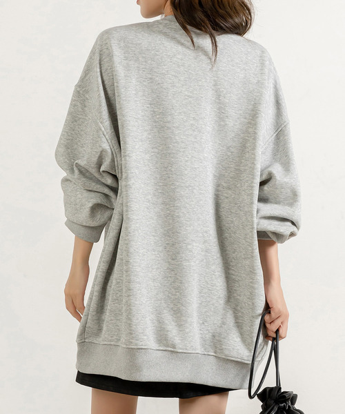 「DAY CLOSET」 スウェットカットソー FREE グレー レディース_画像6
