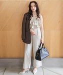 サロペット オーバーオール フリルビスチェ キ...の詳細画像4