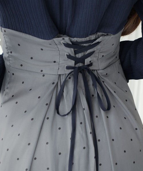 「mily bilet」 ドッキングワンピース SMALL ネイビー レディース_画像9