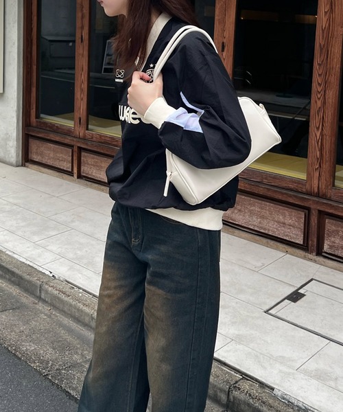 「MEMECLE」 長袖ブラウス M ネイビー レディース_画像9