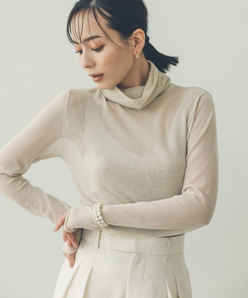 「anuans」 パンツ MEDIUM ブラック レディースの画像