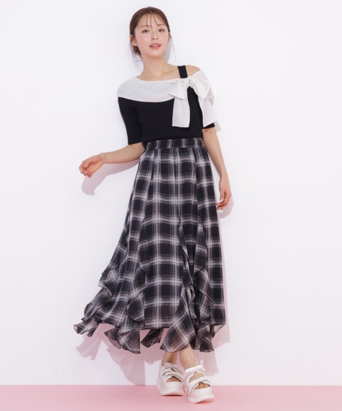 スカート B444 1231 2548 2977 7823 JILL by JILL STUART（ジルバイジルスチュアート） スカート シアー