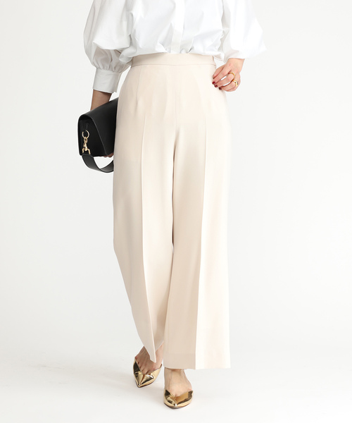 「VERMEIL par iena」 ブーツカットパンツ 38 ブラック レディースの画像