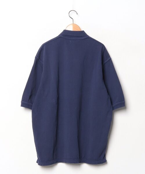 「CAHLUMN」 半袖ポロシャツ MEDIUM ネイビー メンズ_画像2