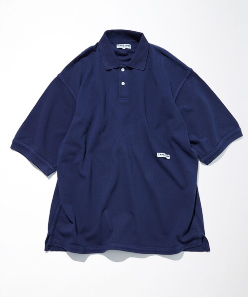 「CAHLUMN」 半袖ポロシャツ MEDIUM ネイビー メンズ_画像9
