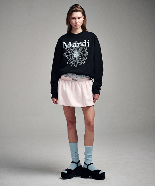 「Mardi Mercredi」 スウェットカットソー FREE レッド レディース_画像8