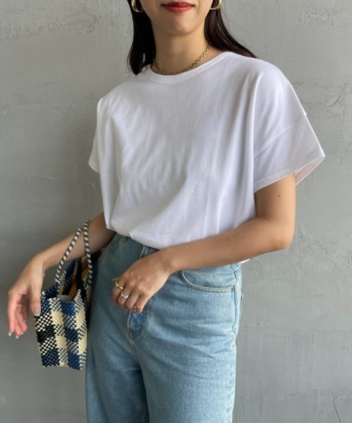 ORCIVAL（オーシバル） tシャツ 半袖 ボートネック ショートスリーブ