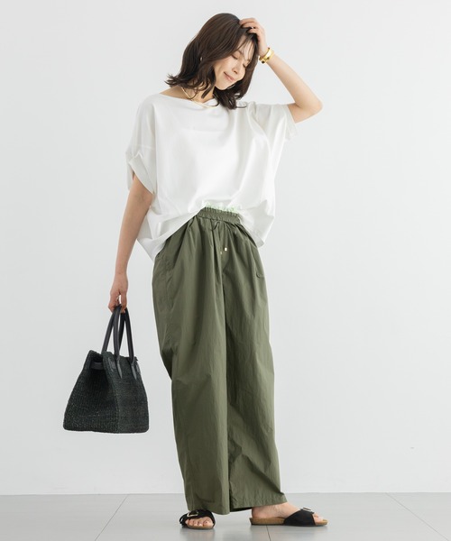 パンツ BARNYARDSTORM / トラベルイージーパンツ「撥水 / JAPAN FABRIC」「セットアップ対応」 レディースの画像