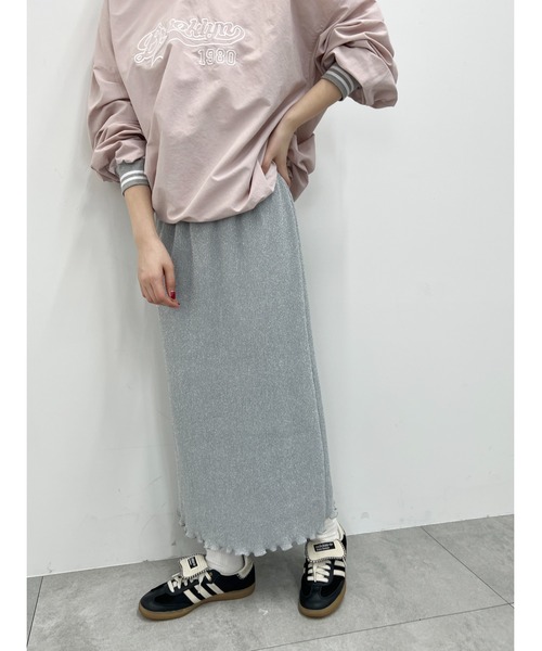 「WC」 ロングスカート FREE シルバー レディース_画像3