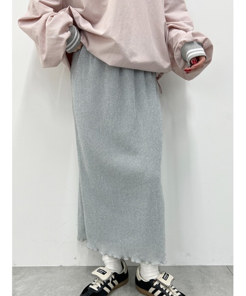 「WC」 ロングスカート FREE シルバー レディース_画像5