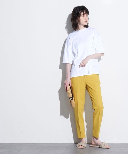 「la.f…」 半袖Tシャツ 7号 ホワイト レディース_画像9