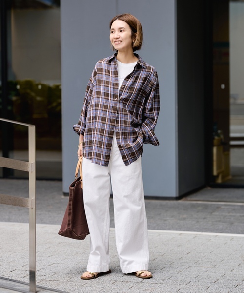 「FRAMeWORK」 チノパンツ 38 ベージュ レディース_画像3