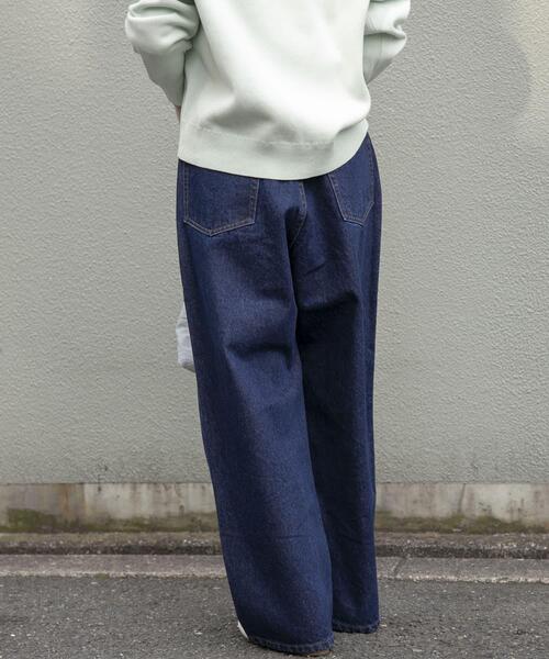 「FORK&SPOON」 デニムパンツ 1 ライトインディゴブルー レディース_画像6