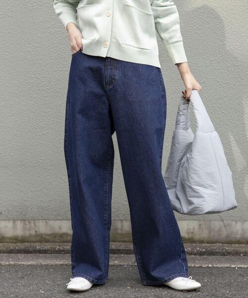 「FORK&SPOON」 デニムパンツ 1 ライトインディゴブルー レディース_画像9