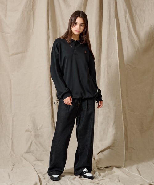 「WETTEMPT」 デニムパンツ MEDIUM ダークインディゴブルー メンズ_画像6