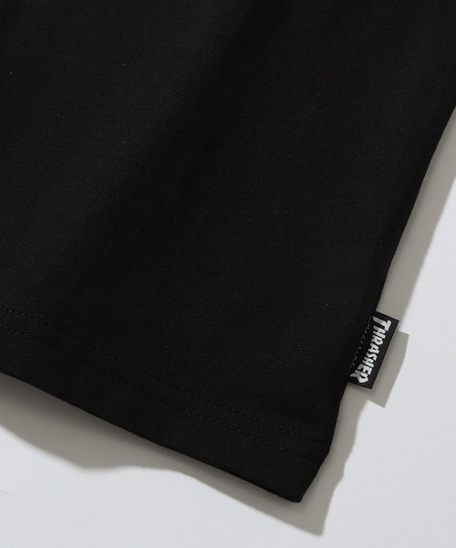 「THRASHER」 半袖Tシャツ LL 杢グレー メンズ_画像4