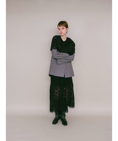 sahara（サハラ） ワンピース 「26AW PRE ORDER」Lace Switching Dress
