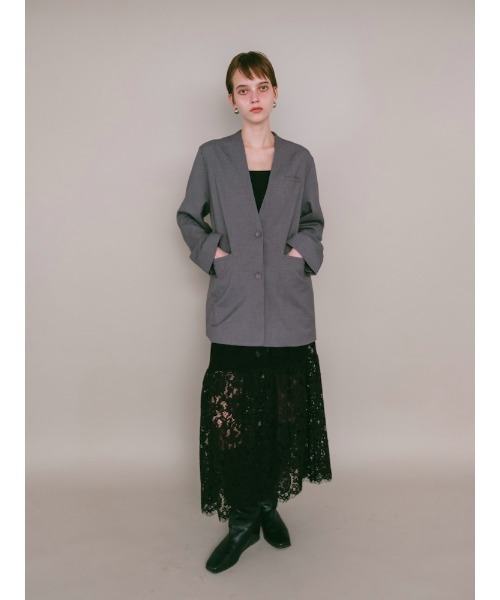 sahara（サハラ） ワンピース 「26AW PRE ORDER」Lace Switching Dress