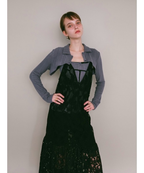 sahara（サハラ） ワンピース 「26AW PRE ORDER」Lace Switching Dress