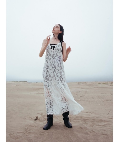 sahara（サハラ） ワンピース Lace Switching Dress : ZOZOTOWN Yahoo