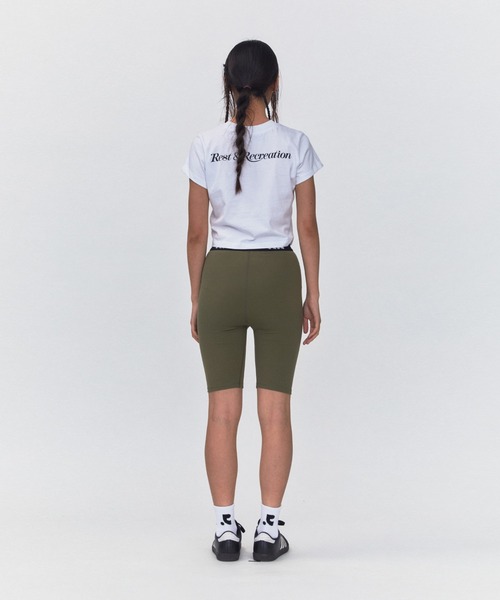 「Rest&Recreation」 半袖Tシャツ ONE ホワイト レディース_画像4