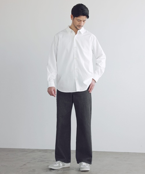 「SPU」 長袖シャツ L サックスブルー メンズ_画像3