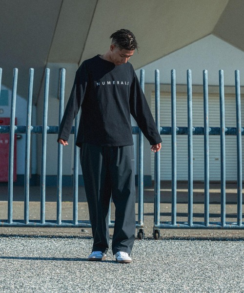 「NUMERALS」 長袖Tシャツ LARGE ホワイト メンズ_画像7