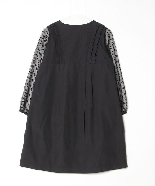 「CAROLINA GLASER」 長袖ワンピース ONE SIZE ブラック レディース_画像2