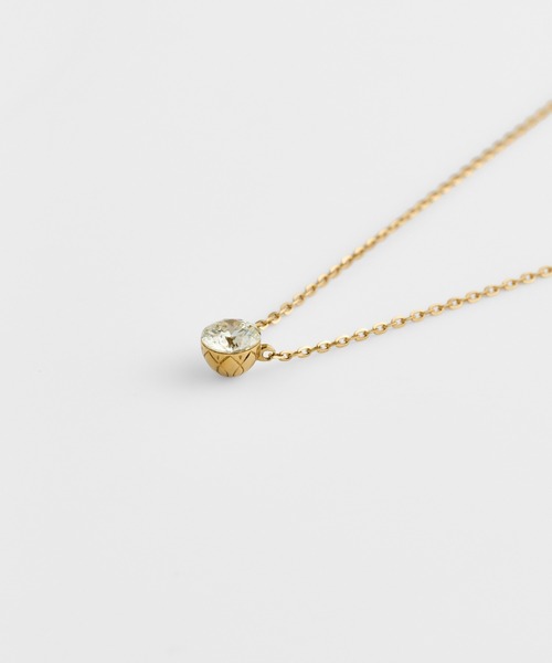 agete（アガット） ネックレス K18ダイヤモンドネックレス レディース