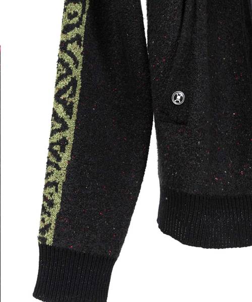 ブルゾン アウター THUNDER ROAD KNIT BL メンズの画像