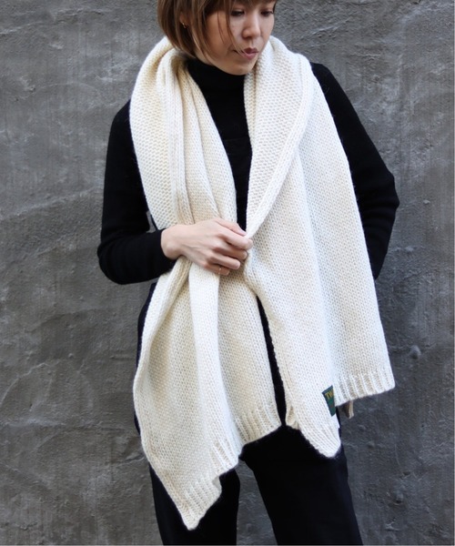 33 割引アイボリー Free21高い素材 マフラー Tweedmill ツイードミル Chunky ニットマフラー 65 180 財布 帽子 ファッション小物 メンズファッション ファッションアイボリーfree Solcaloja Med Ec