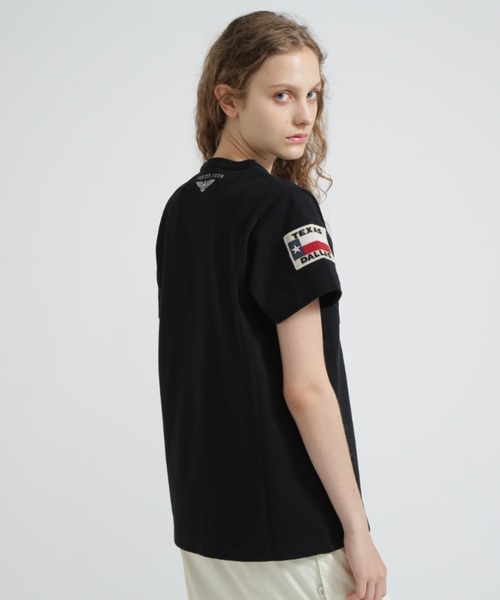 tシャツ 「WEB＆限定」トップガン ワッペン Tシャツ/ S/S CREW NECK TOP GUN WAPPEN T-SHIRT レディ WEB＆DEPOT限定】トップガン ワッペン Tシャツ/ S/S CREW NECK