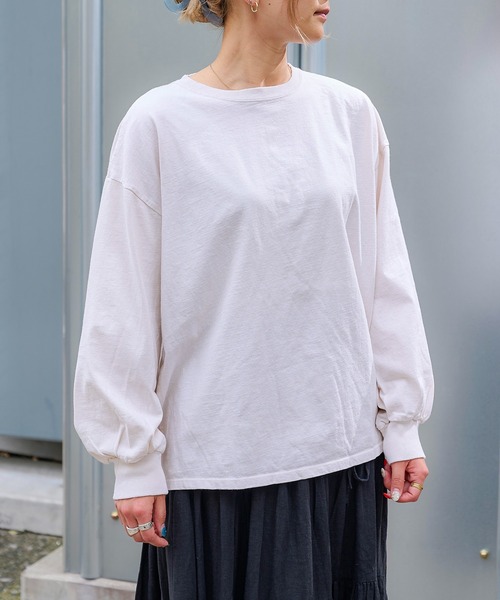 tシャツ GOOD ON　パフT GOLT2203 レディース GOOD ON tシャツ ロングスリーブパフ TEE GOLT2203 レディース