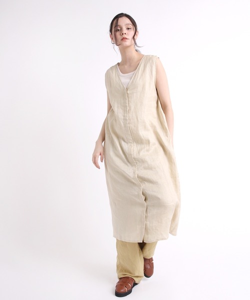 ワンピース D1595 ２ｗａｙリネンワンピース Zozotown Yahoo 店 通販 Yahoo ショッピング