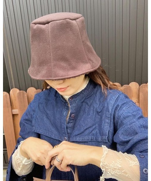 14+（イチヨンプラス） 帽子 ハット リバーシブルチューリップバケット