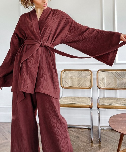 関西ファッション連合 バスローブ 2点セット ギフト タグ付き ユニ