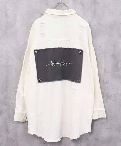 ブラウス シャツ BIGシルエットチュニックシャツ レディース SHISKY ブラウス シャツ BIGシルエットチュニックシャツ