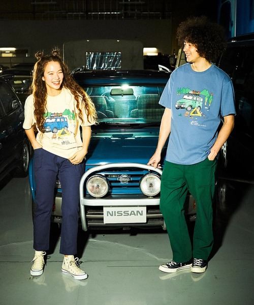 go slow caravan（ゴースローキャラバン） tシャツ 「NISSAN×go slow