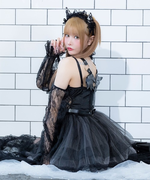Tika（ティカ） コスプレ コスプレ かわいい デビル 悪魔 羽 ブラック