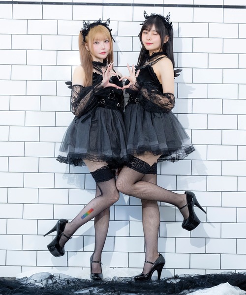 Tika（ティカ） コスプレ コスプレ かわいい デビル 悪魔 羽 ブラック