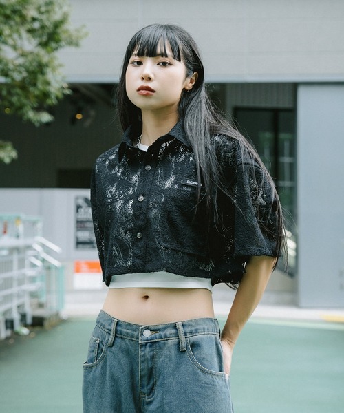 シャツ ブラウス メンズ LACE SHIRT｜zozo