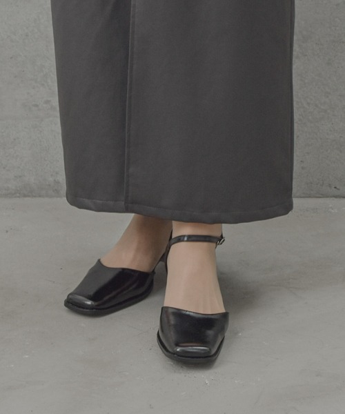 tukn. パンプス 「tukn.トゥクン」走れる ストラップパンプス